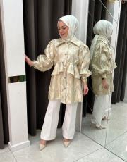 özel tasarım ceket bej