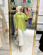 monocca gömlek yağ yeşili