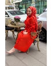 tasarım elbise turuncu 2