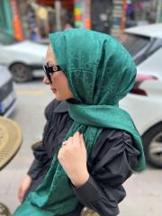 dior pamuk ipek koyu yeşil