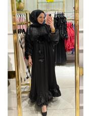 terra elbise siyah 3