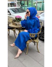 hüma elbise mavi sax 2