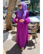 hüma elbise menekşe