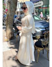 neilos elbise ekru 3