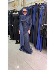 quenn abiye lacivert