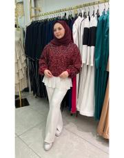 gloria bomber ceket bordo